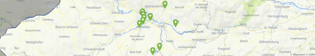 Kartenansicht für Apotheken-Notdienste in der Nähe von Ebelsberg (Gemeinde, Oberösterreich) (175)